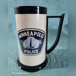 Vintage Minneapolis Police 'City Of Lakes' Hot/Cold Mug, Made In USA